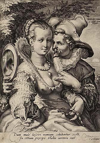 Sight (The Five Senses) by Hendrick Goltzius